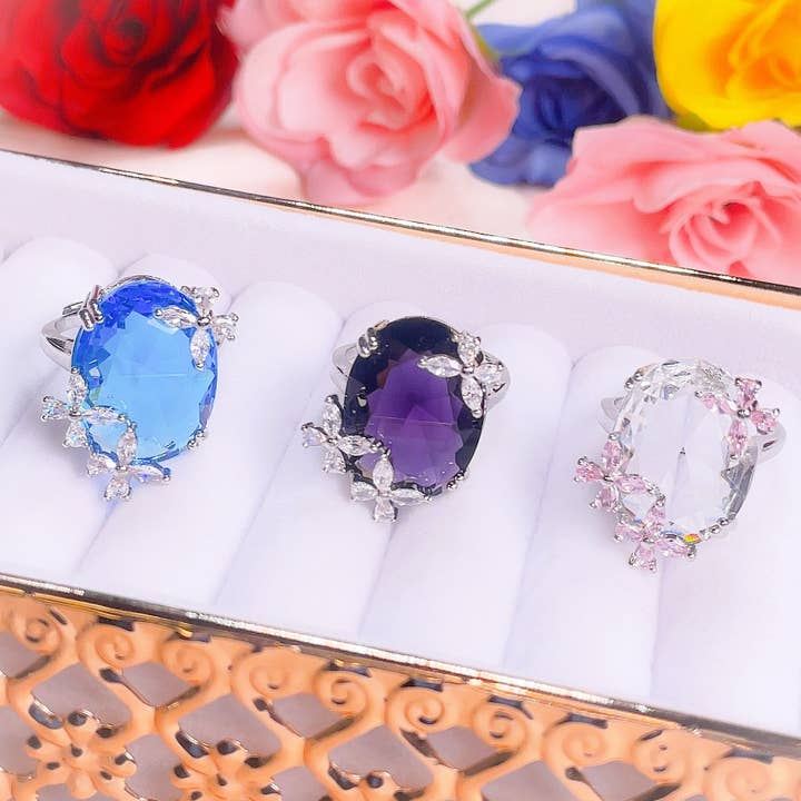 Anillo de cóctel Alexandria para venta al por mayor de Holicca