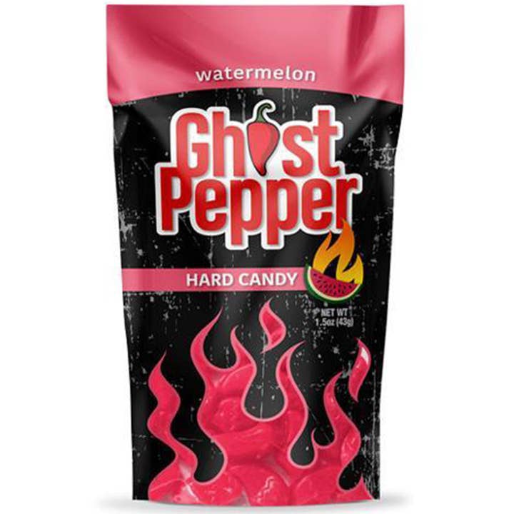 Cow Crack Wholesale - Wholesale Hard Candy - Flamethrower Ghost Pepper Candy Watermelon 1.5 OZ