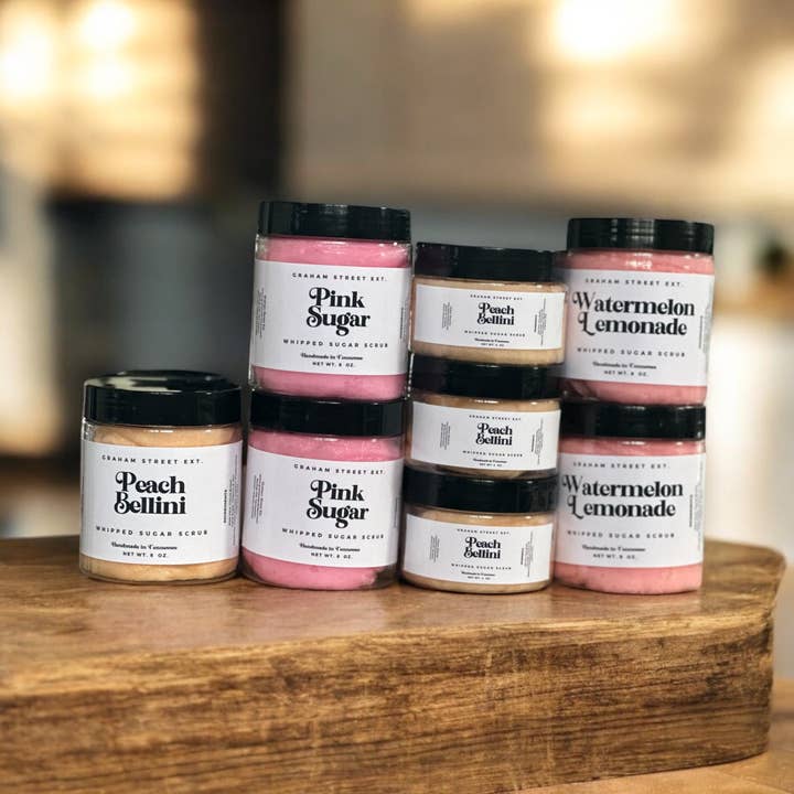 Graham Street Ext. - Wholesale Body scrub/exfoliant - 8 oz Whipped Sugar Scrub