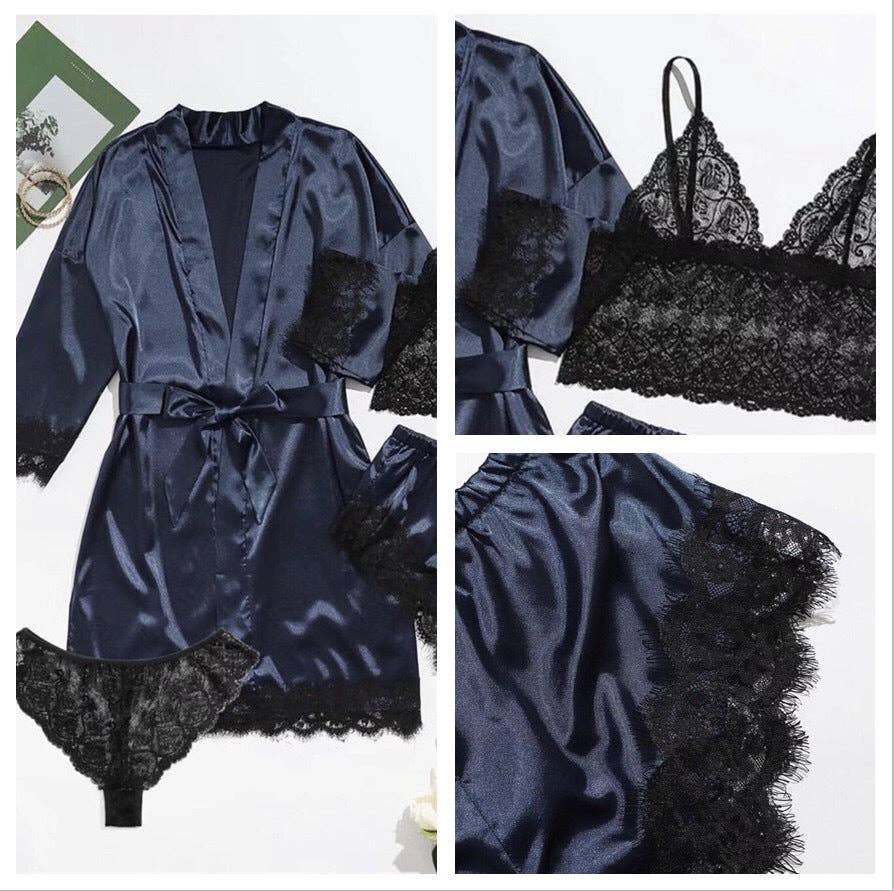 Blak Wardrob - Wholesale Lingerie Set - Women's - Women's Sexy Solid Color Lingeri16