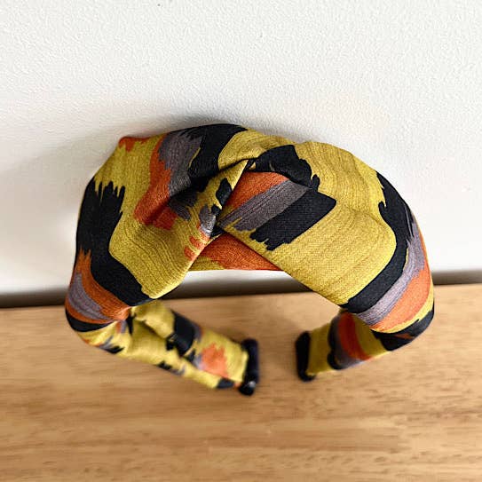 CAPELLINA - Wholesale Fashion Headband - Women's - ETHNIC GOLD HEADBAND3