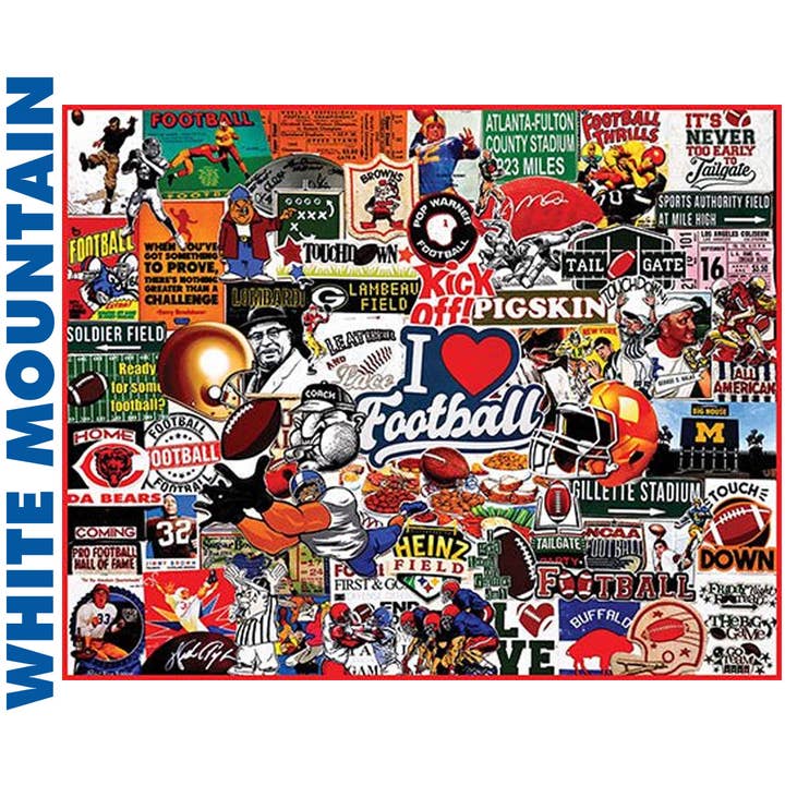 I Love Football (1771pz) - 1000 Piece Jigsaw Puzzle for wholesale by Hobby-lines