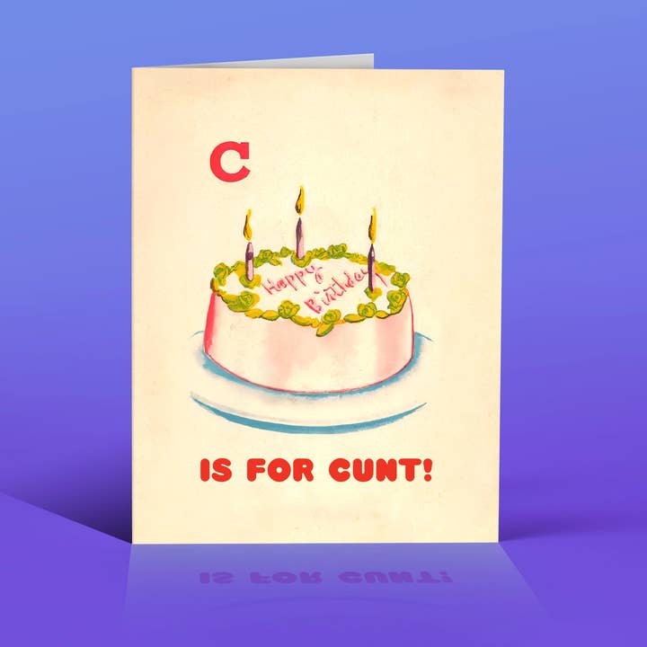 offensivedelightful - Wholesale Birthday Card - C*NT CAKE! birthday card2