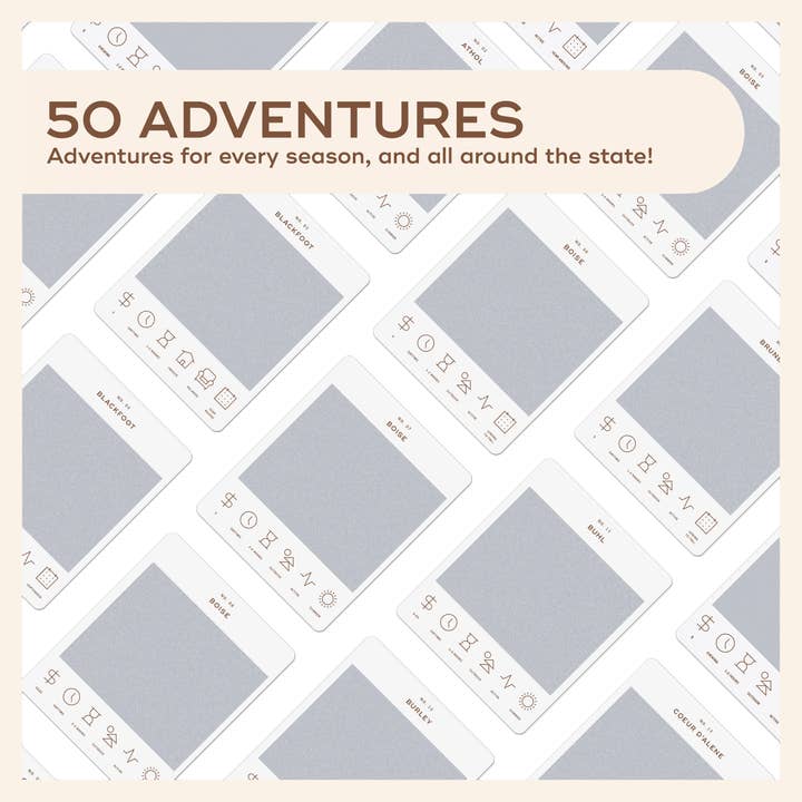Reach International Outfitters - Wholesale Card Game - Idaho Adventure Bucket List7