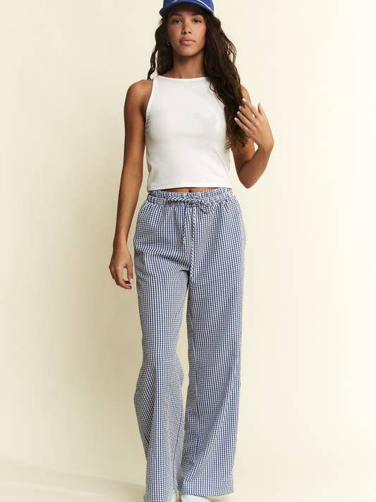 JADE BY JANE - Wholesale Pants - Women's - Gingham boxer pants1