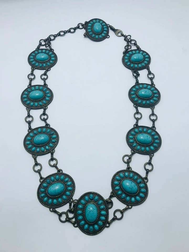 Turkooise handgemaakte riem, Afghaanse vintage tribale riem voor wholesale door vintarust