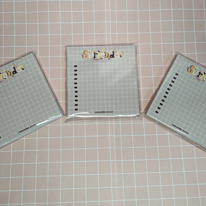 Surrender 2024 Handmade notepad for wholesale by Made in His image