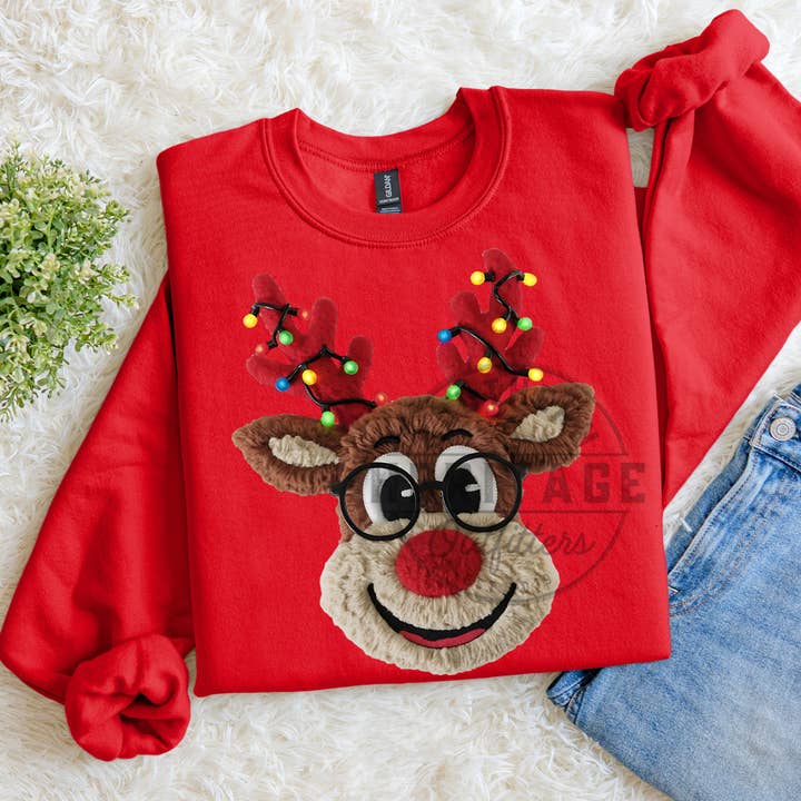 Faux-Garn-Rentier – Gildan Rundhals-Sweatshirt für den Großhandel von Southern Heritage Outfitters