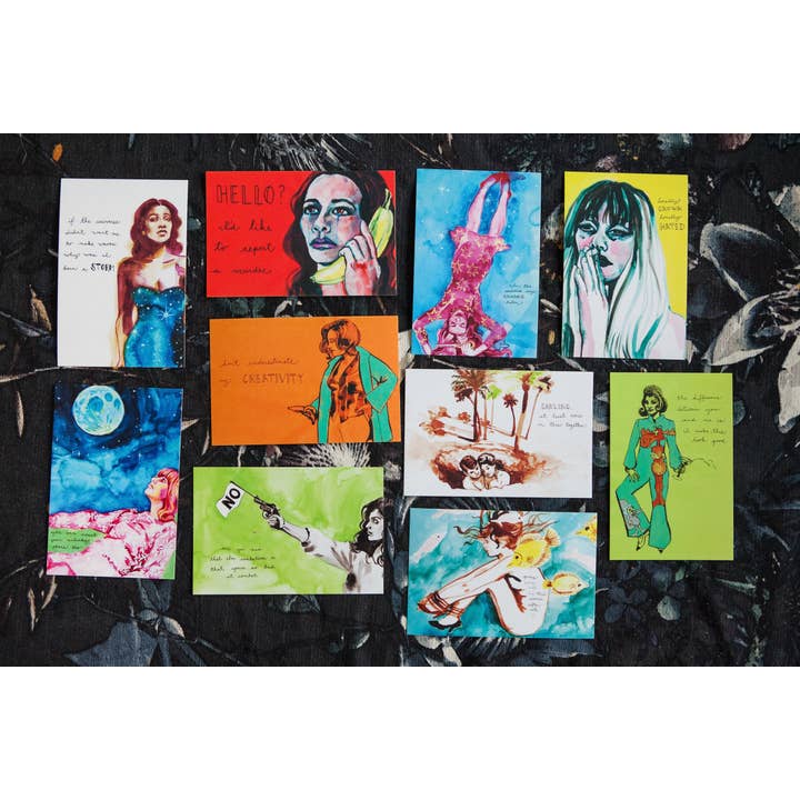 Broad Sides Hilarious/Poetic 10-Postcard Pack (4"x6") for wholesale by Broad Sides