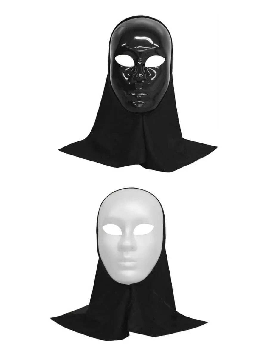 Party Expo, LLC - Wholesale Costume - Unisex - Sinister Mask with Hood - Black0