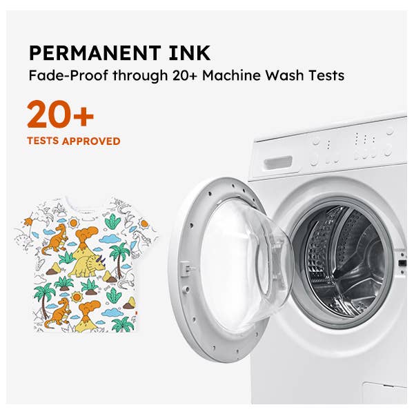 Colorful PatPat WonderArtist 10-PACK Textile Markers for wholesale on Faire1