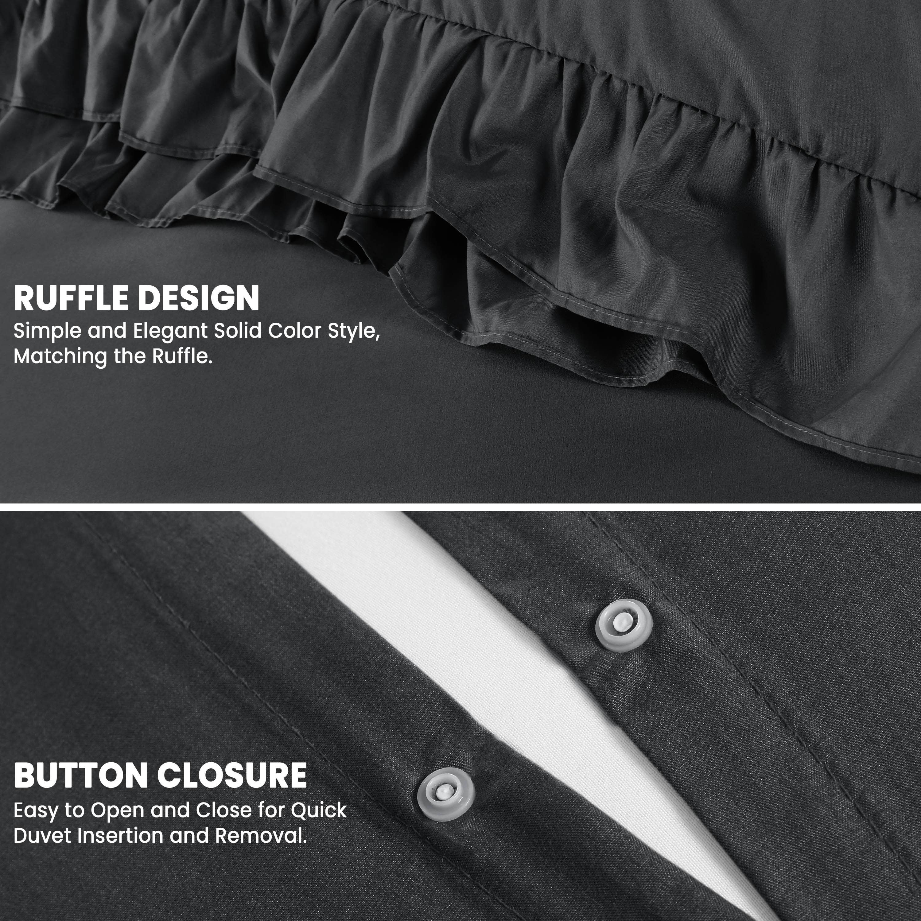 Cotton Passion - Wholesale Bedding Set - Duvet Cover Sets Frilled Duvet Set 3 Pcs Comforter Sets37