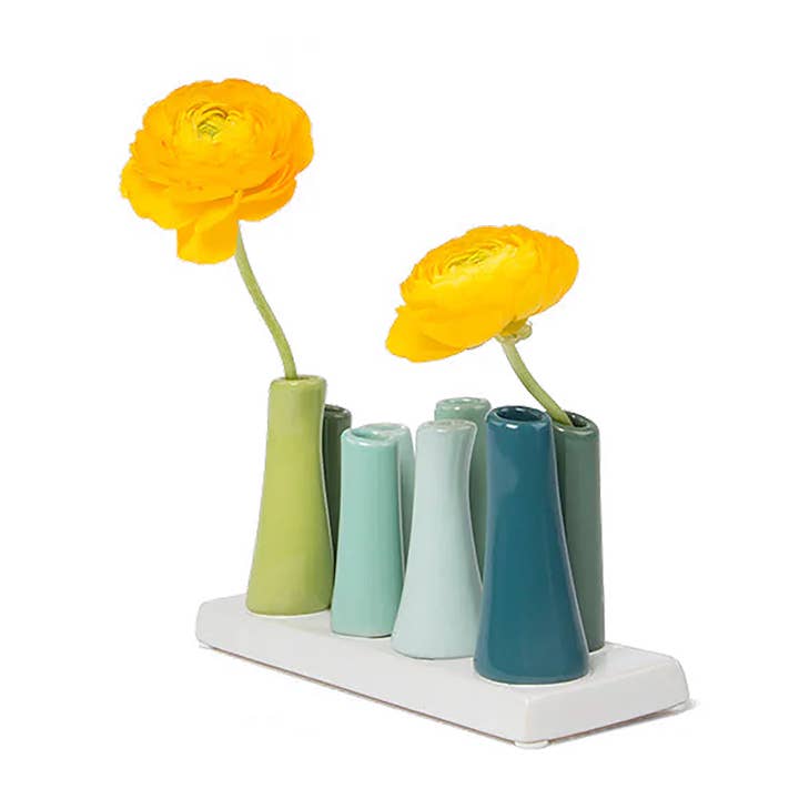 Chive - Wholesale Vase - Pooley Colorful Bud Vase For Flower Arranging Rectangular4