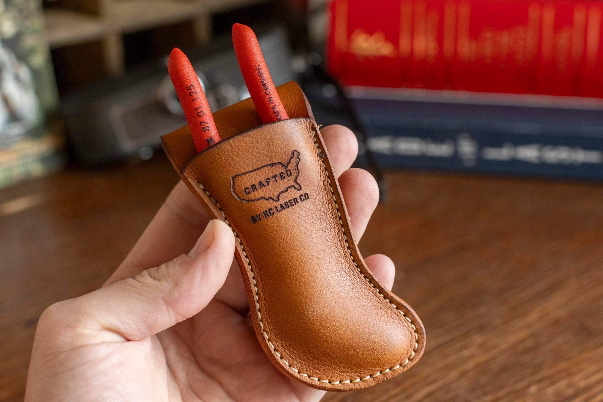 Kc Laser Co - Wholesale Pocket Knife/Holder - Knipex 5 Inch Plier Leather Belt Holster Case2