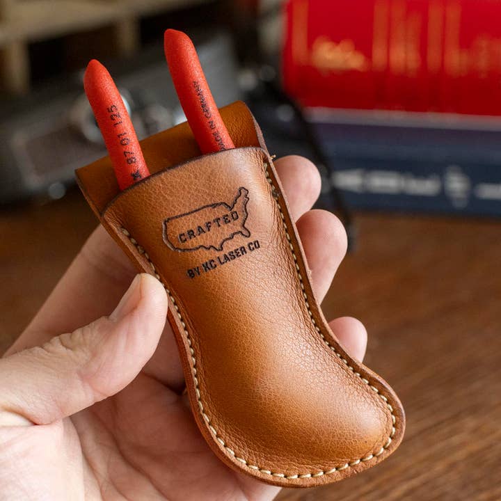 Kc Laser Co - Wholesale Pocket Knife/Holder - Knipex 5 Inch Plier Leather Belt Holster Case2