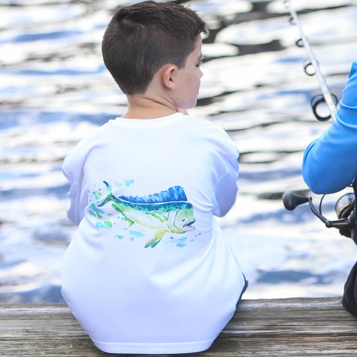 Caloosa Kids "Mahi" UPF 50 Ultra Comfort Shirt for wholesale by Caloosa WaterWear