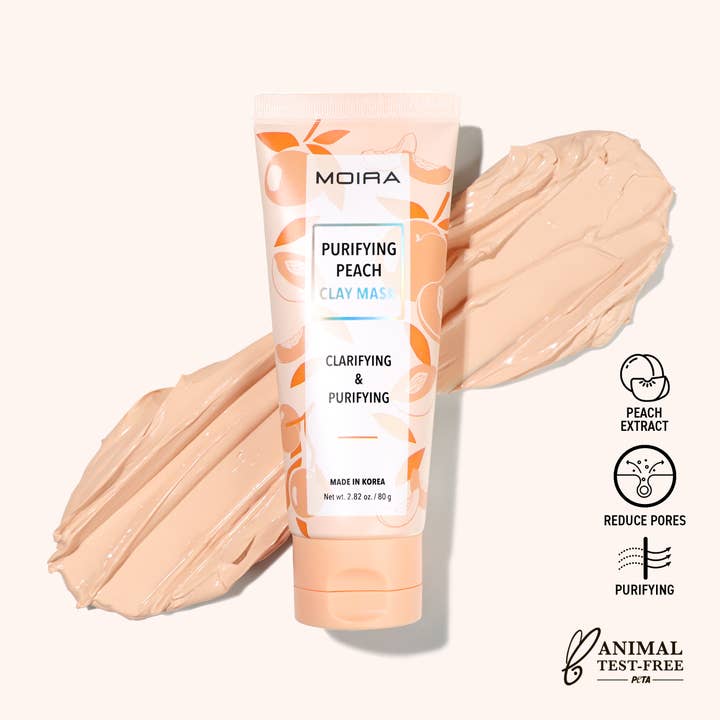 Moira Cosmetics - Wholesale Skincare Face Mask - Purifying Peach Clay Mask