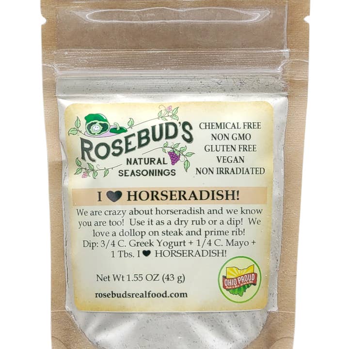 Rosebud’s Real Food - Wholesale Dried Spice Mix - I 🧡 HORSERADISH (I LOVE HORSERADISH)