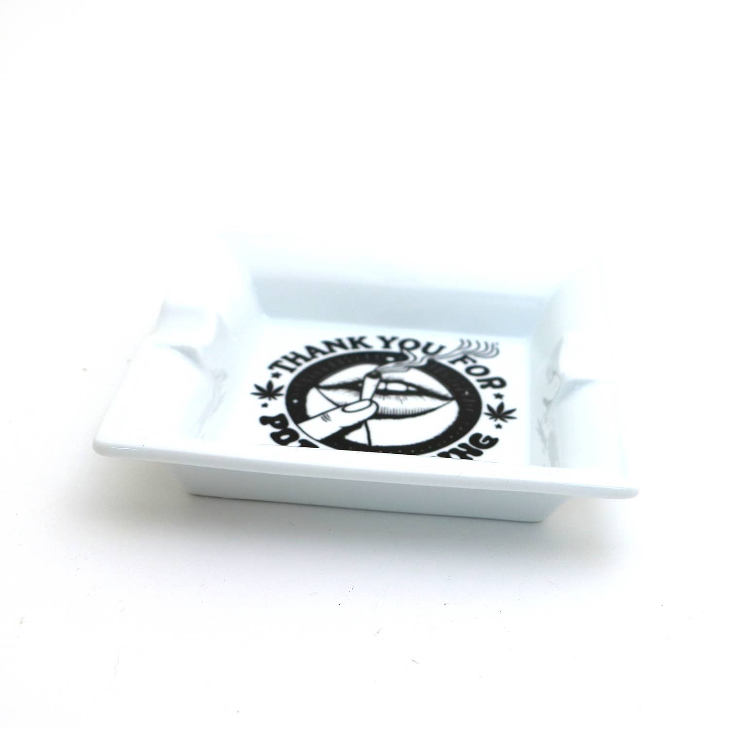Lenny Mud - Wholesale Ashtray - Thank You For Pot Smoking Ceramic Ashtray, Gift for smoker4