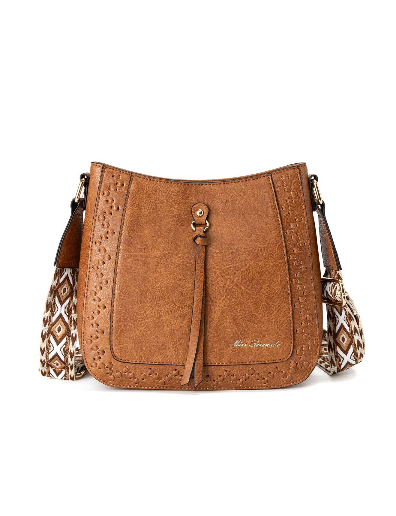 Tan ROCHELLE VEGAN SHOULDER/XBODY BAG- XB-2361-TAN- NEW IN for wholesale on Faire0