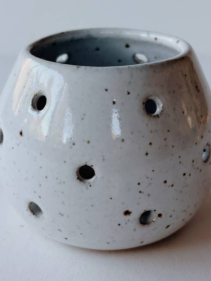 White Votive Candle Holder for wholesale by Coastline Ceramics