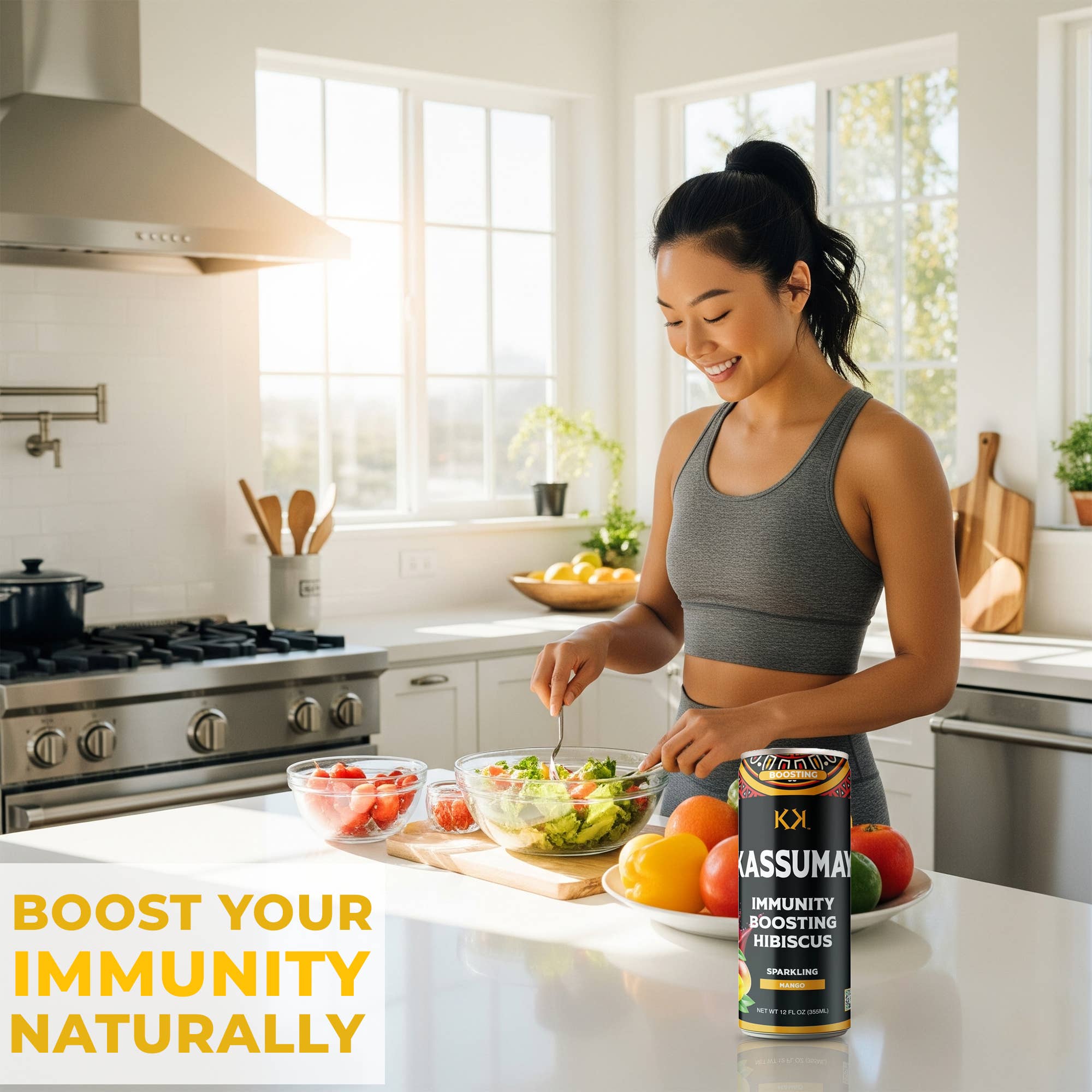 Kassumay LLC - Wholesale Non-Alcoholic Aperitif/Mocktail - IMMUNITY BOOSTING HIBISCUS & MANGO SPARKLING 5