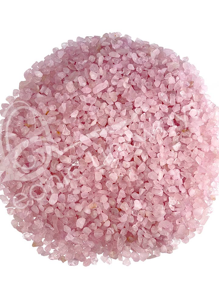 TUMBLED CHIPS - ROSE QUARTZ 5-15 MM (KG) for wholesale by Oceanic Linkways Inc