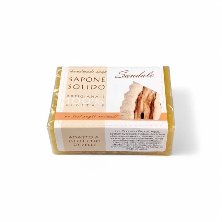I40 | Vegetabilisk Tvål 100G Sandelträ för wholesale av pirotta srl