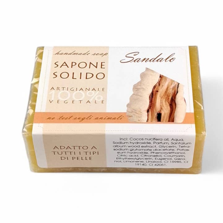 pirotta srl - Venta al por mayor Pastilla de jabón - I40 |Jabón Vegetal 100G Sándalo0