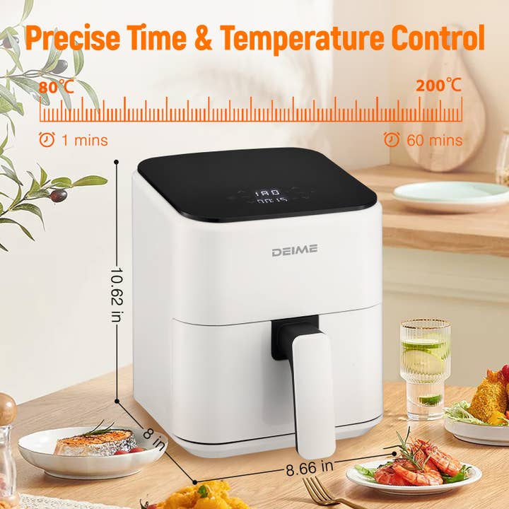 Deime - Wholesale Kitchen Appliance - DEIME oil-free compact air fryer 2.5L 1000W5