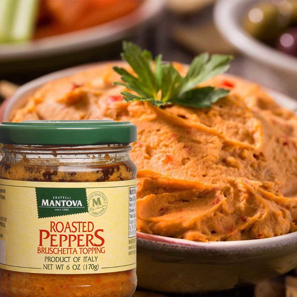 Fine Italian Food - Wholesale Sauce - Roasted Peppers Bruschetta, 6 oz.2