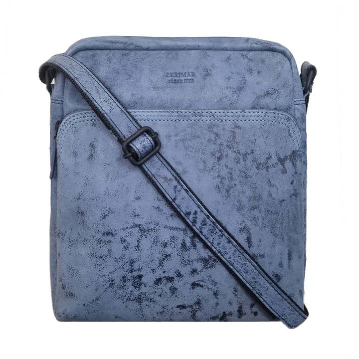 Zerimar Bolso Bandolera 100% Piel Medidas:30x25x9 cm for wholesale by Zerimar 1942