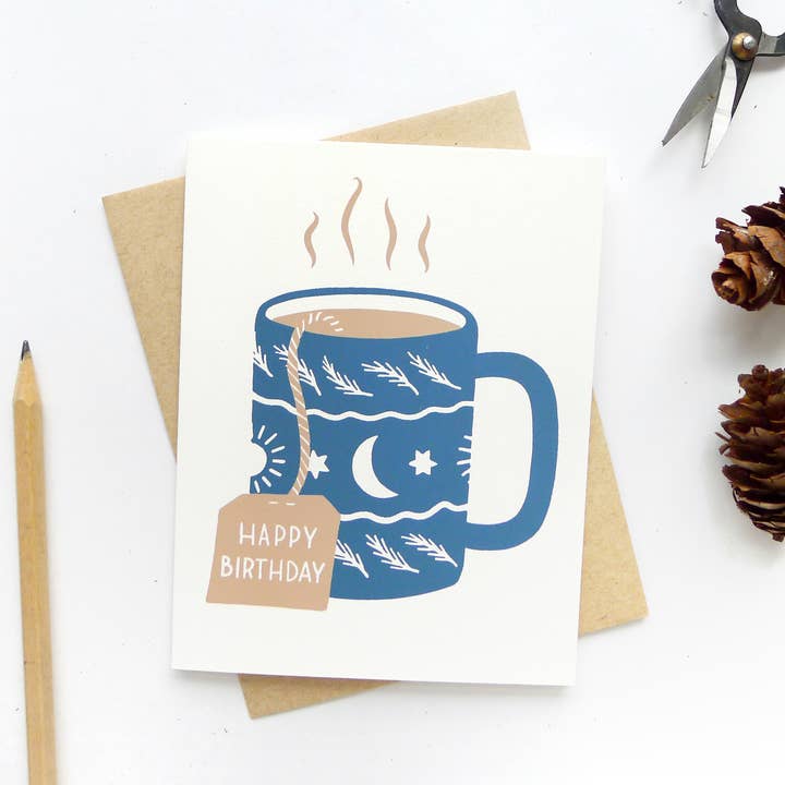 Middle Dune - Vente Cartes d'anniversaire - Carte de thé d'anniversaire1