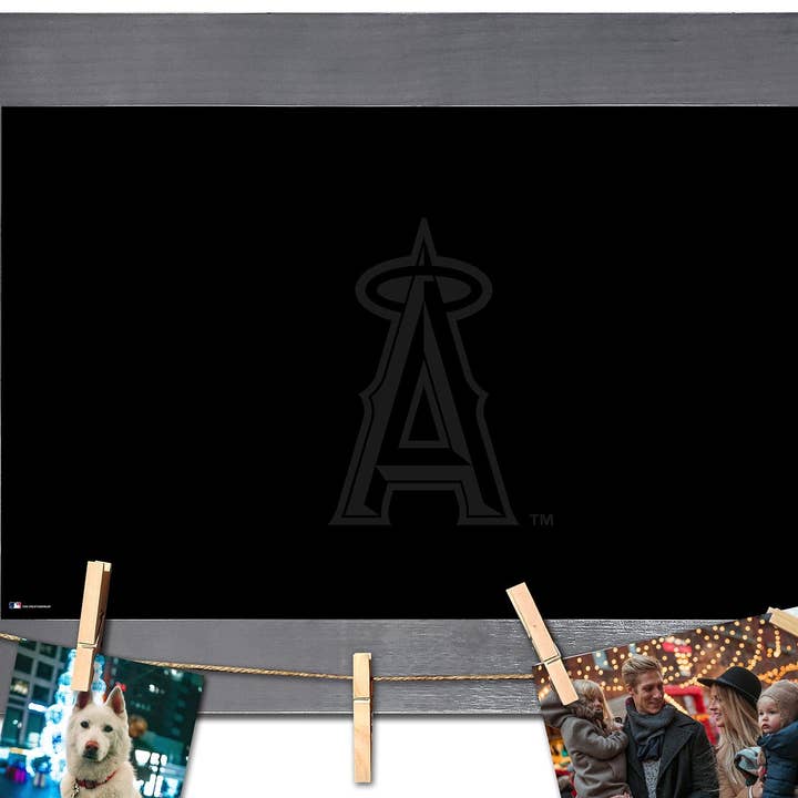 Los Angeles Angels Blank Chalkboard With Frame & Clothespins for wholesale by Fan Creations