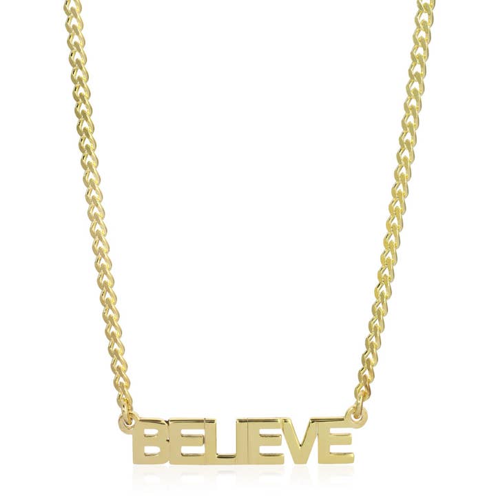 Collar BELIEVE para venta al por mayor de Essentials Jewels