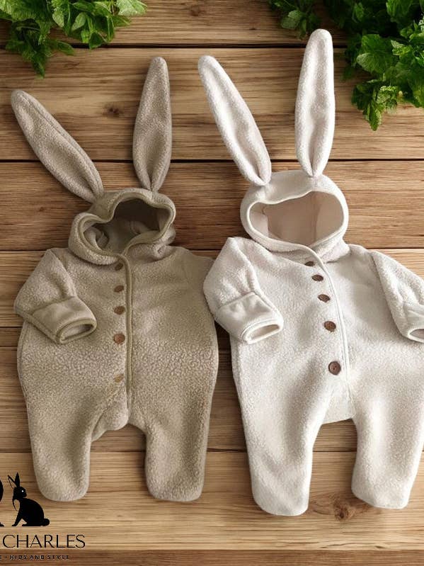 Annie & Charles - Wholesale Jumpsuit – Baby - Annie & Charles® Bunny Fleece Jumpsuit11