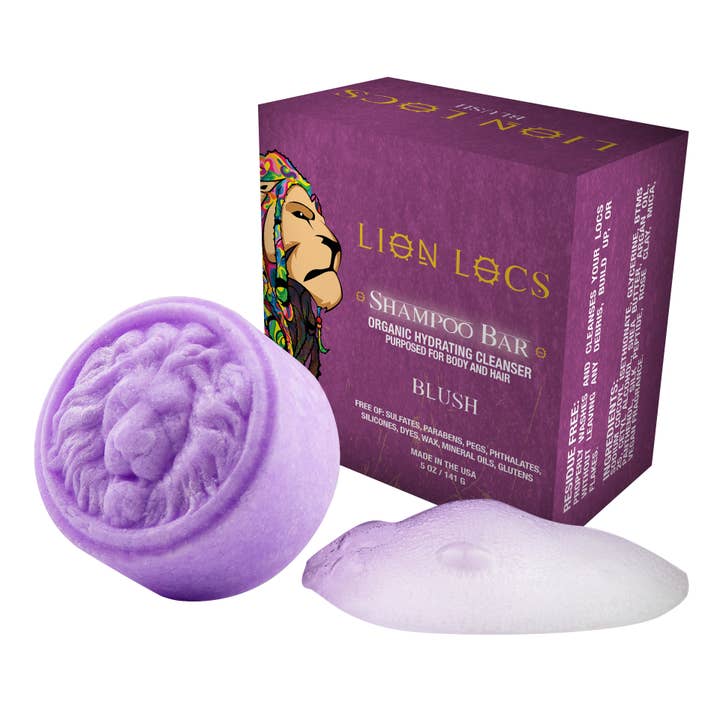 Lion Locs Blush 3 In 1 Shampoo Bar for Skin & Hair for wholesale by Lion Locs LLC