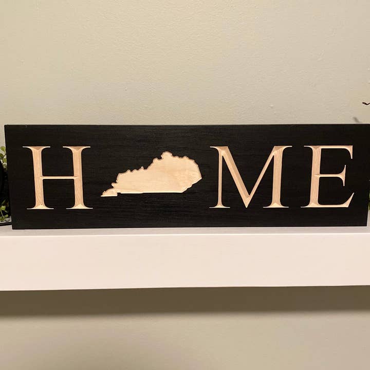Letrero de Kentucky «Home» para venta al por mayor de Creative Carpentry of Maine