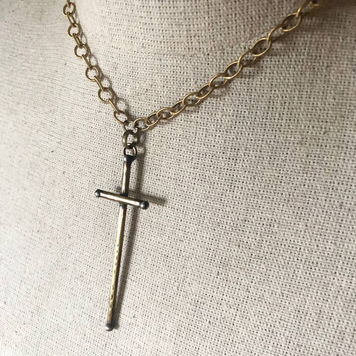 Funky Trunk Vintage Designs - Wholesale Pendant/Charm Necklace - Artisan Cross Necklace2