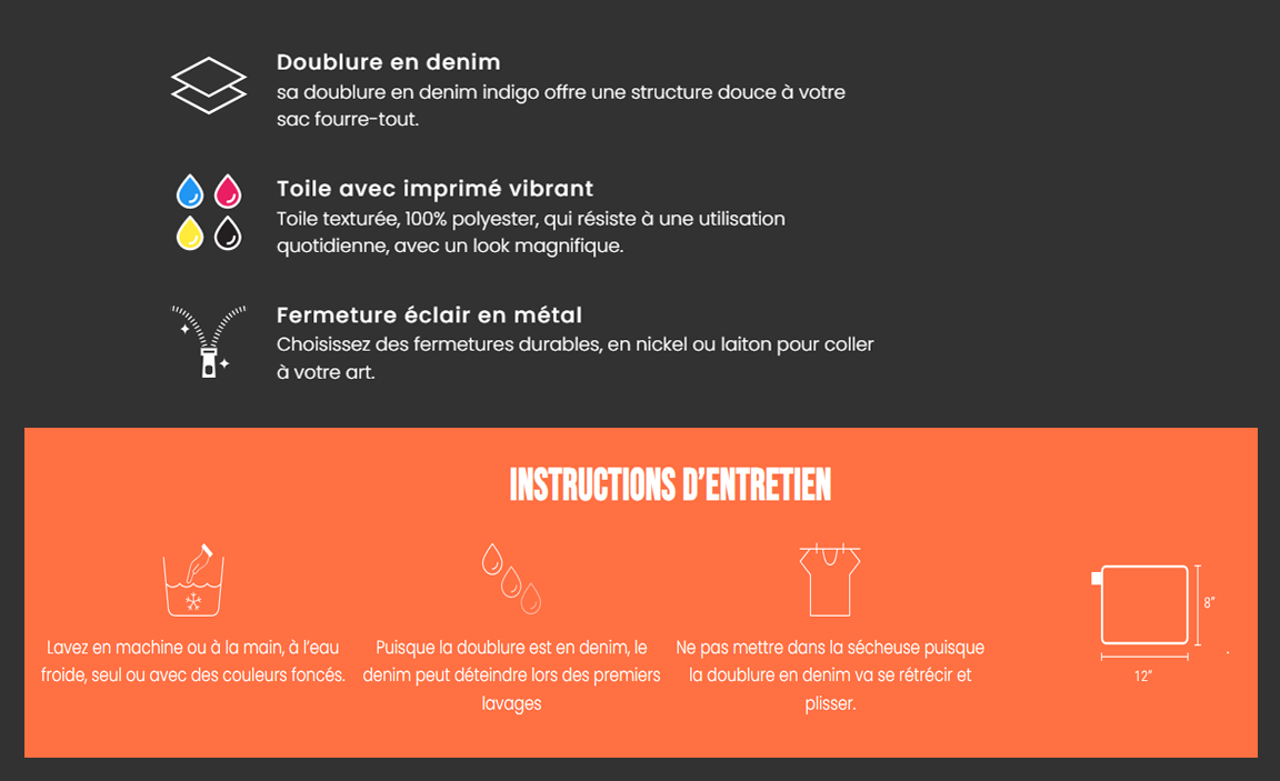 Sofs Designs - Wholesale Pouch - Women's - Wristlet carry-all Ski Bag silver Ski goggles made in Canada3