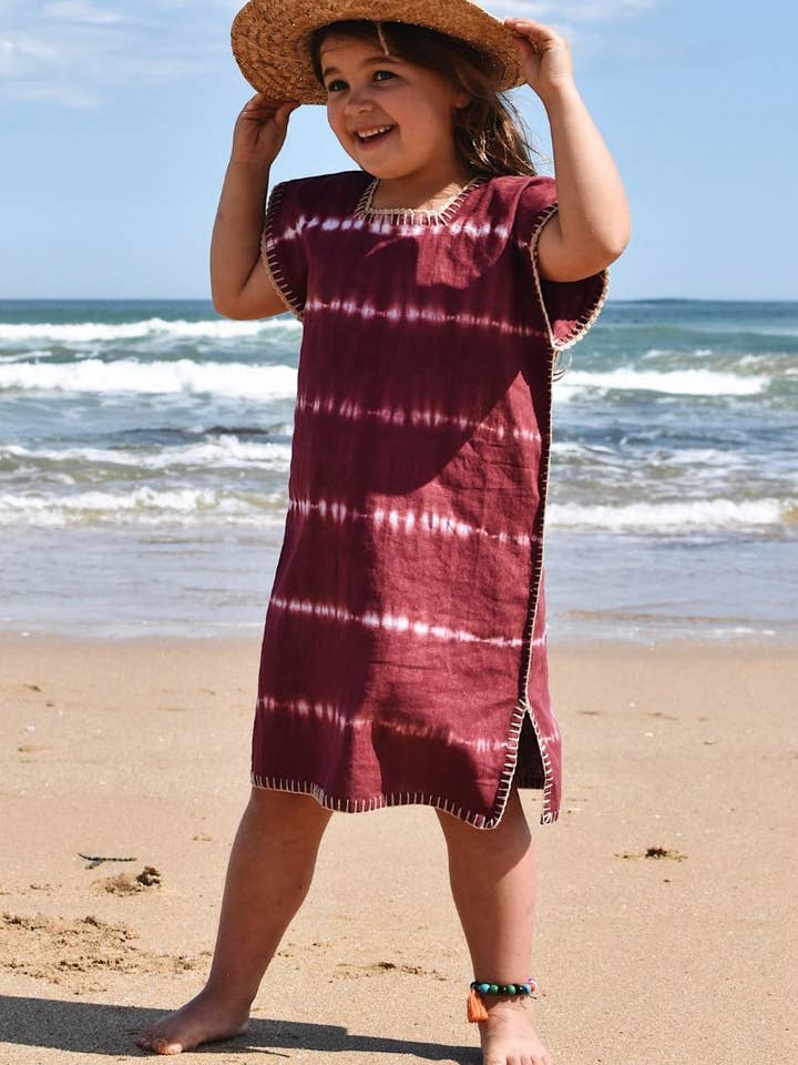 Textili Kaftans – wholesale Kaftan - Dam – Barn Tie Dye Kaftan - Sjöjungfru