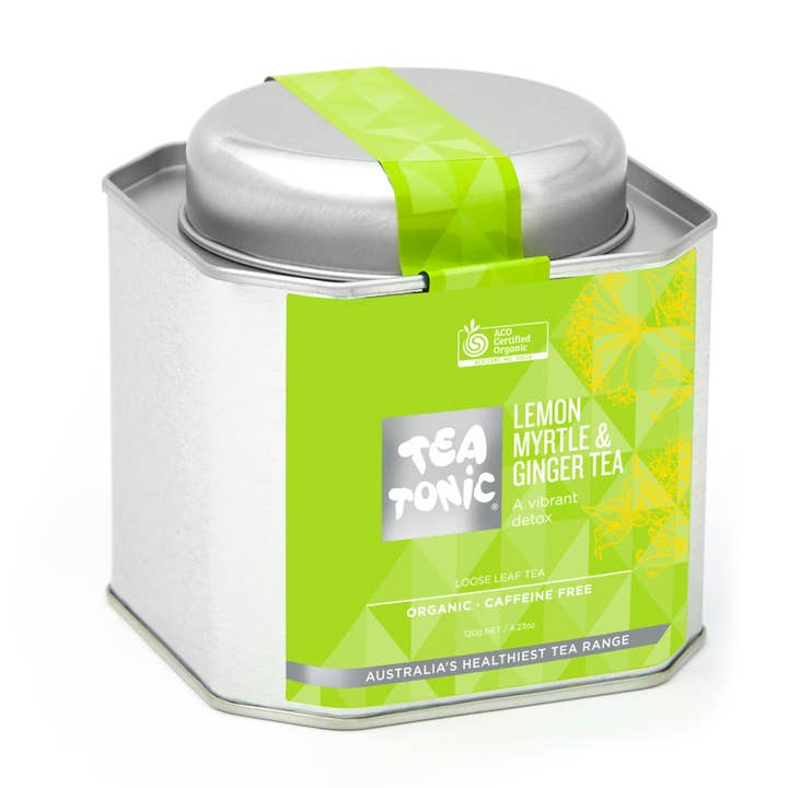 Tea Tonic – wholesale Loose tea – Lemon Myrtle & Ginger Tea - Tin Loose Leaf