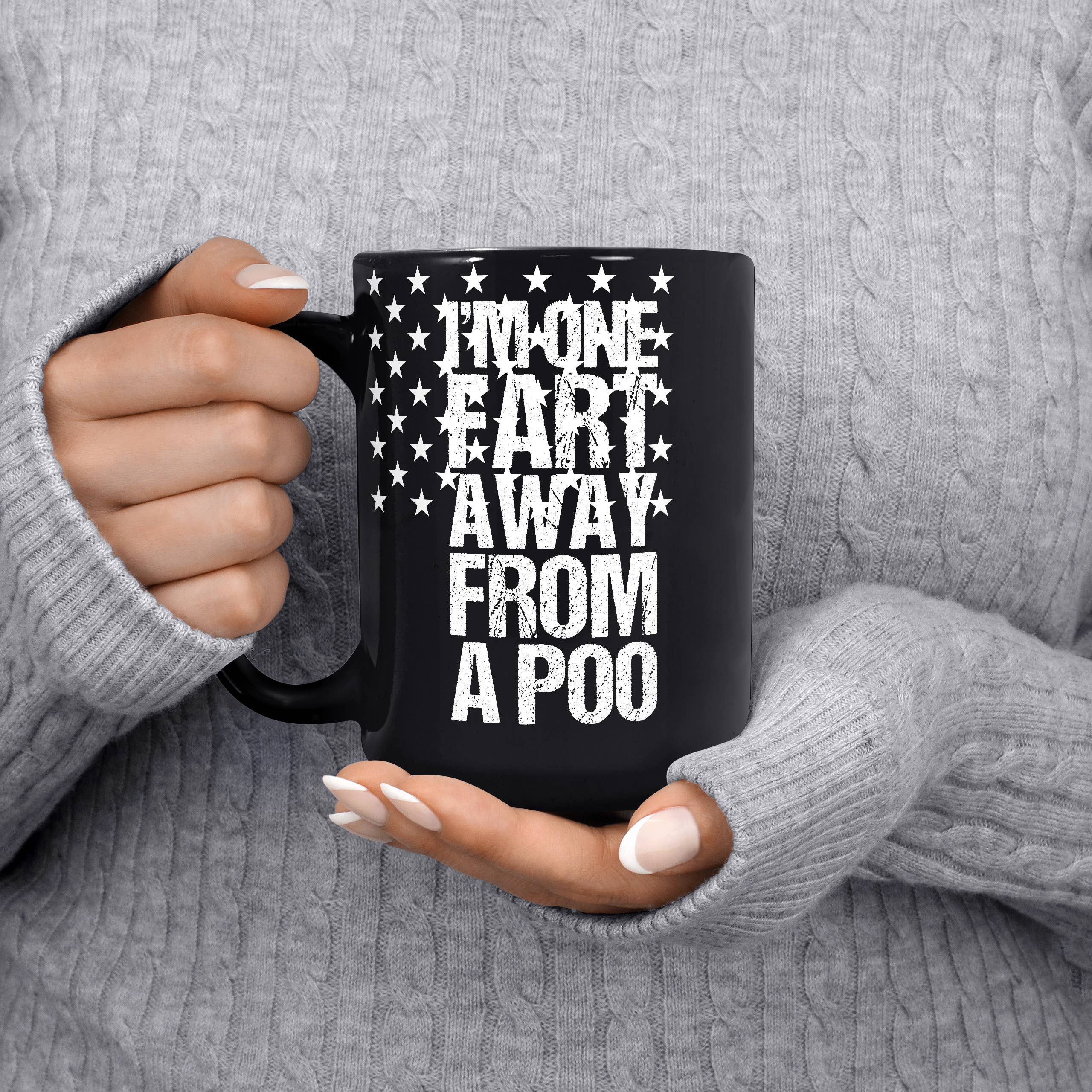 Mug Monster - Wholesale Coffee Mug - I'm One Fart Away From A Poo Mug, Funny Novelty Gift13