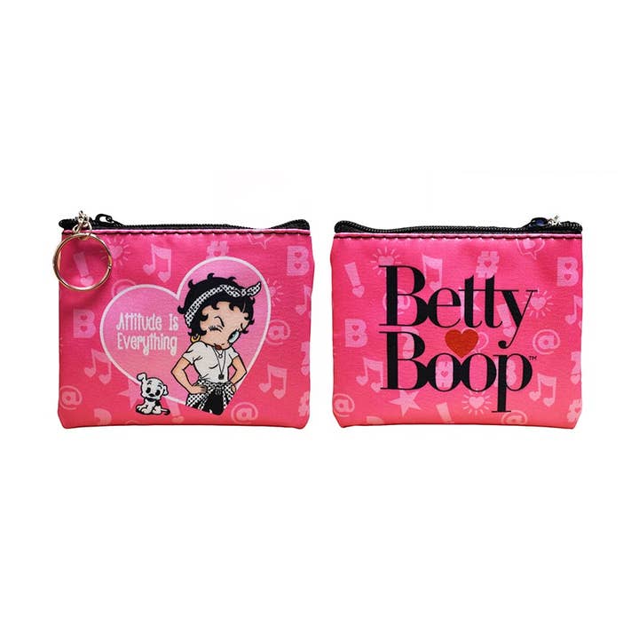 Betty Boop Coin Purse Keychain - Attitude for wholesale by MID-SOUTH PRODUCTS