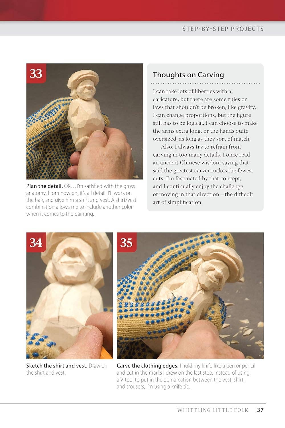 Fox Chapel Publishing - Vente Artisanat, loisirs et bricolage - Sculpter des Petits Personnages - 20 Personnages Délicieux à Tailler4