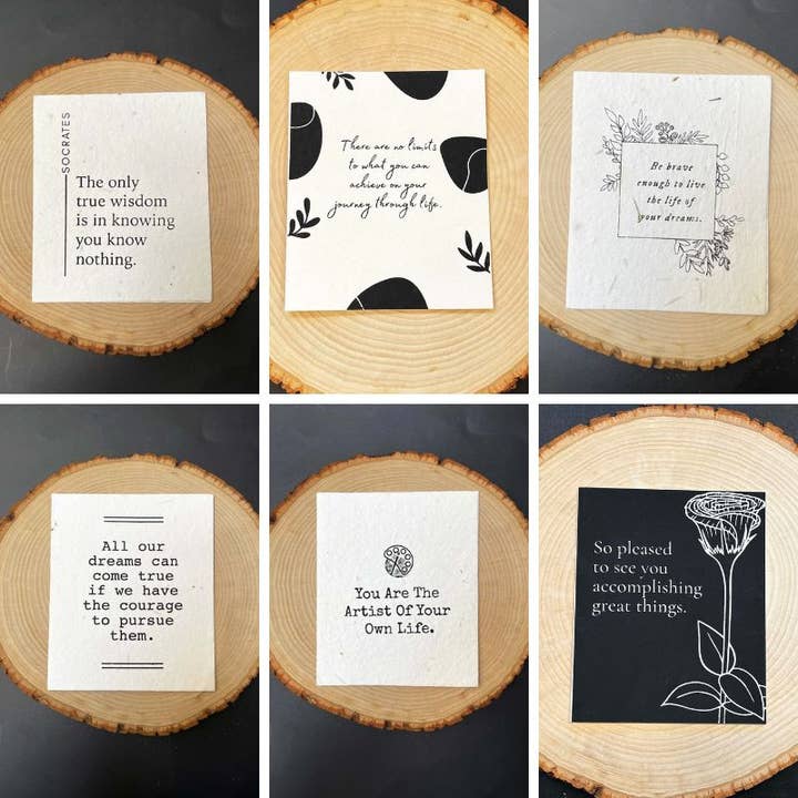 Verschiedene Kartenkollektion — Abschlussfeier für den Großhandel von Soothi | Containers Of Creativity