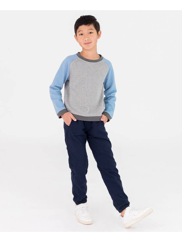 RuffleButts + RuggedButts - Wholesale Broek - Kinderen - Jongens donkerblauwe joggingbroek6