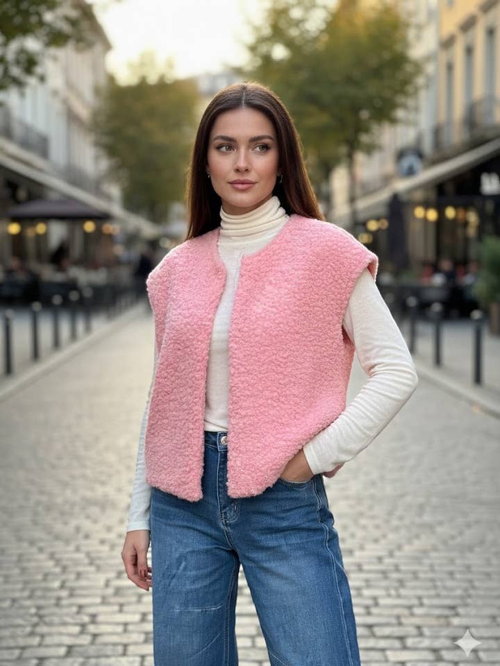 Gilet in pelliccia senza maniche per la vendita all'ingrosso da parte di VICTORIA&ISAAC