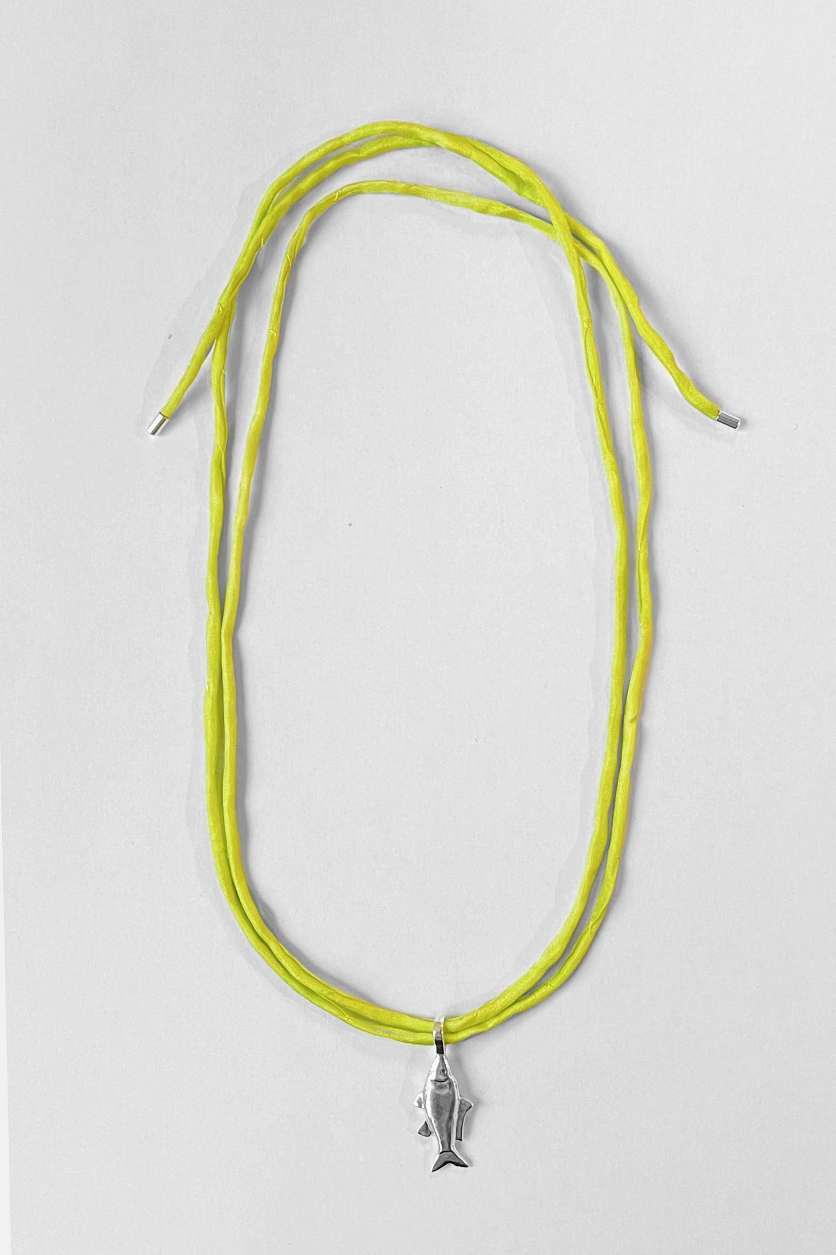 Kara Yoo - Wholesale Pendant/Charm Necklace - Lucky Fish on Raw Silk4