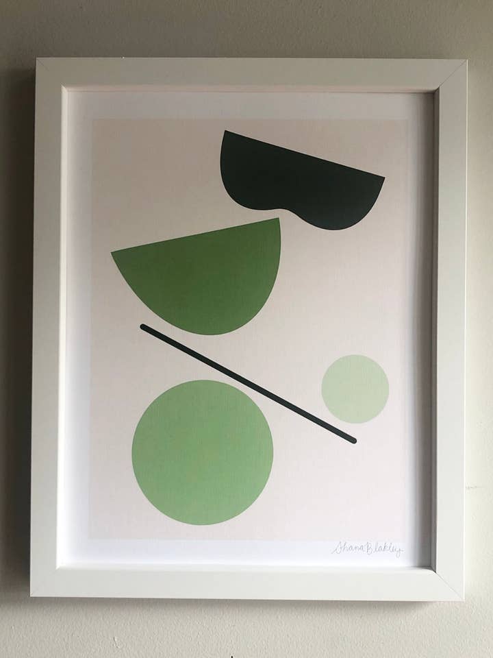 August Month Print for wholesale by Figure Form